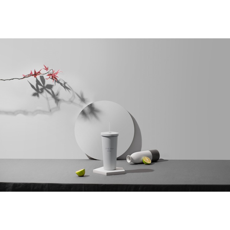 【Oolab】二代-小莊園系列陶瓷易潔層吸管杯710ml(6款)+小莊園日常帆布提袋(任選)-規格圖3