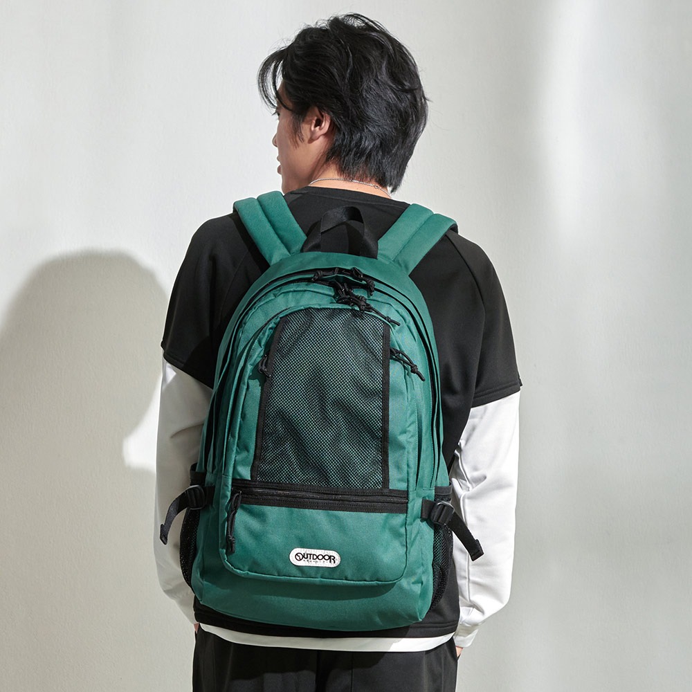 【BAG TO YOU-OUTDOOR】風格前線-15.6吋電腦後背包-綠色 4FOD243115GR-細節圖5