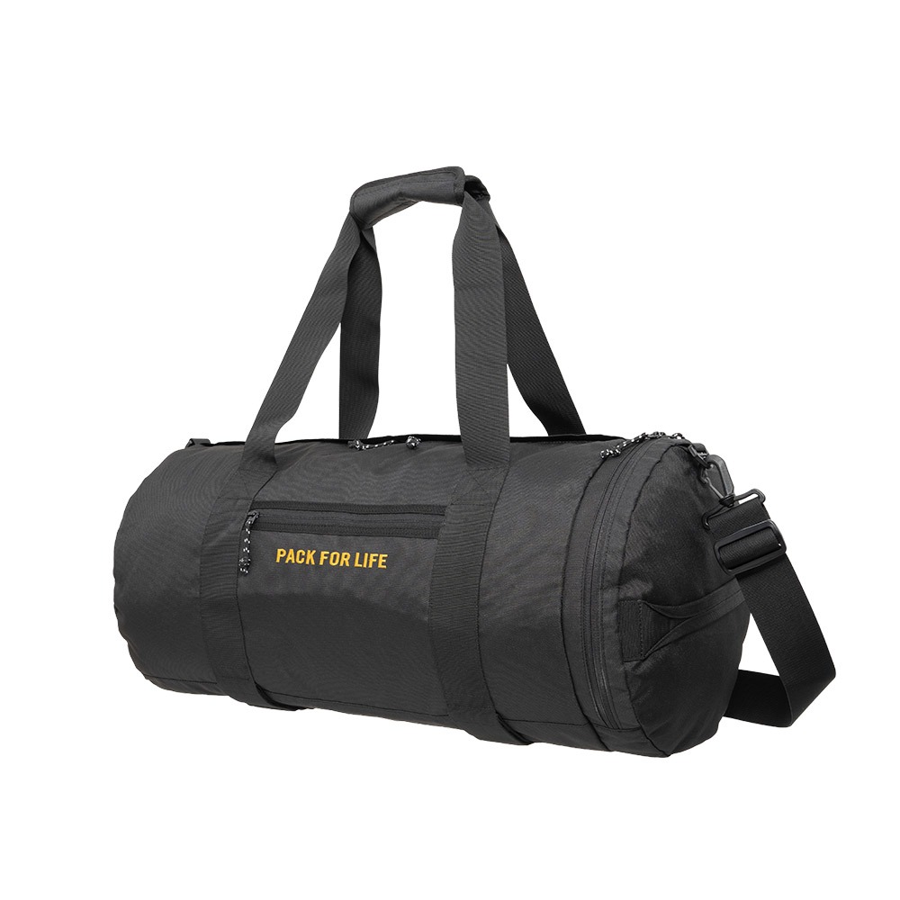 【BAG TO YOU-OUTDOOR】悠遊寰旅-圓筒旅行袋-黑色 4FOD243306BK-細節圖2