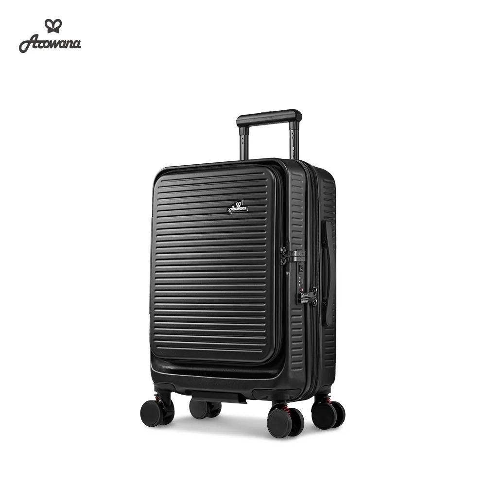 【Arowana 亞諾納】20吋前開式/側開式 避震輪河馬行李箱/旅行箱-細節圖6