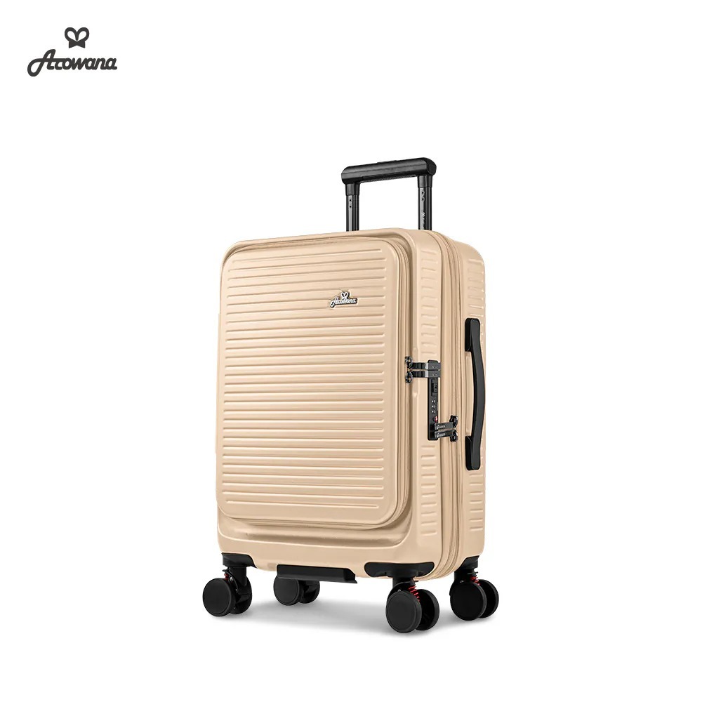【Arowana 亞諾納】20吋前開式/側開式 避震輪河馬行李箱/旅行箱-規格圖6