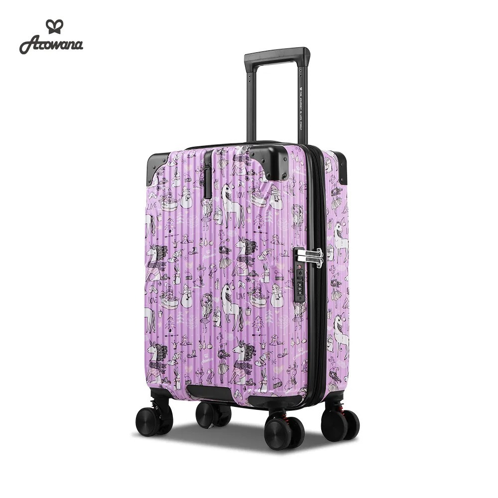 【Arowana 亞諾納】極致美學彩繪款避震輪20吋防爆拉鍊行李箱-規格圖3