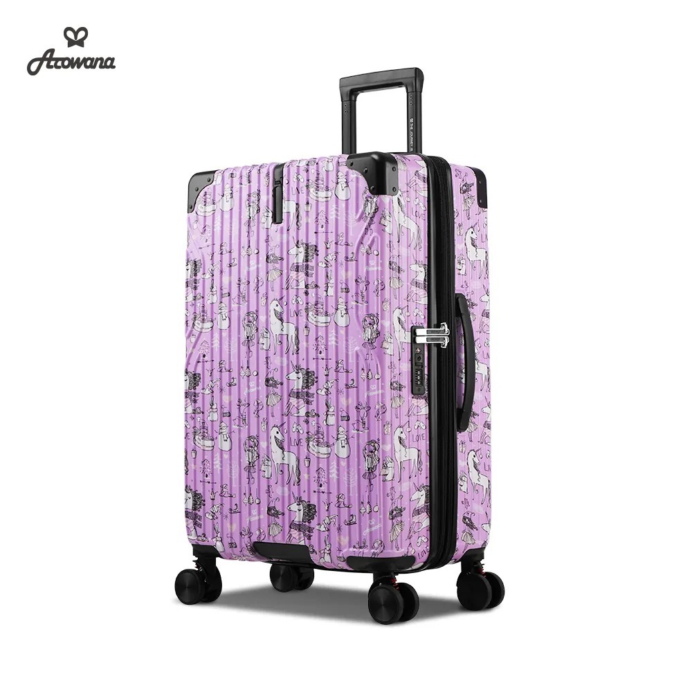 【Arowana 亞諾納】極致美學彩繪款避震輪25吋防爆拉鍊行李箱-規格圖3