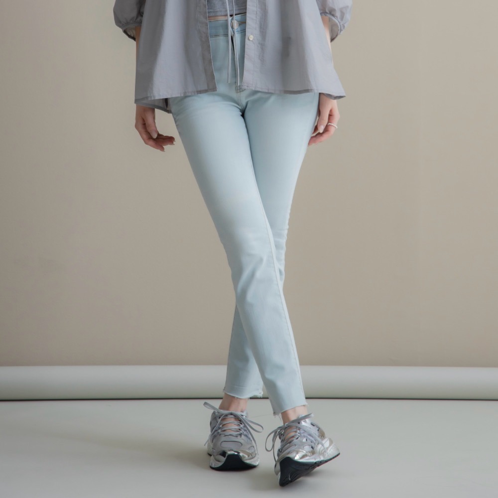 【CT MOON】會呼吸彈力涼感牛仔褲-細節圖6