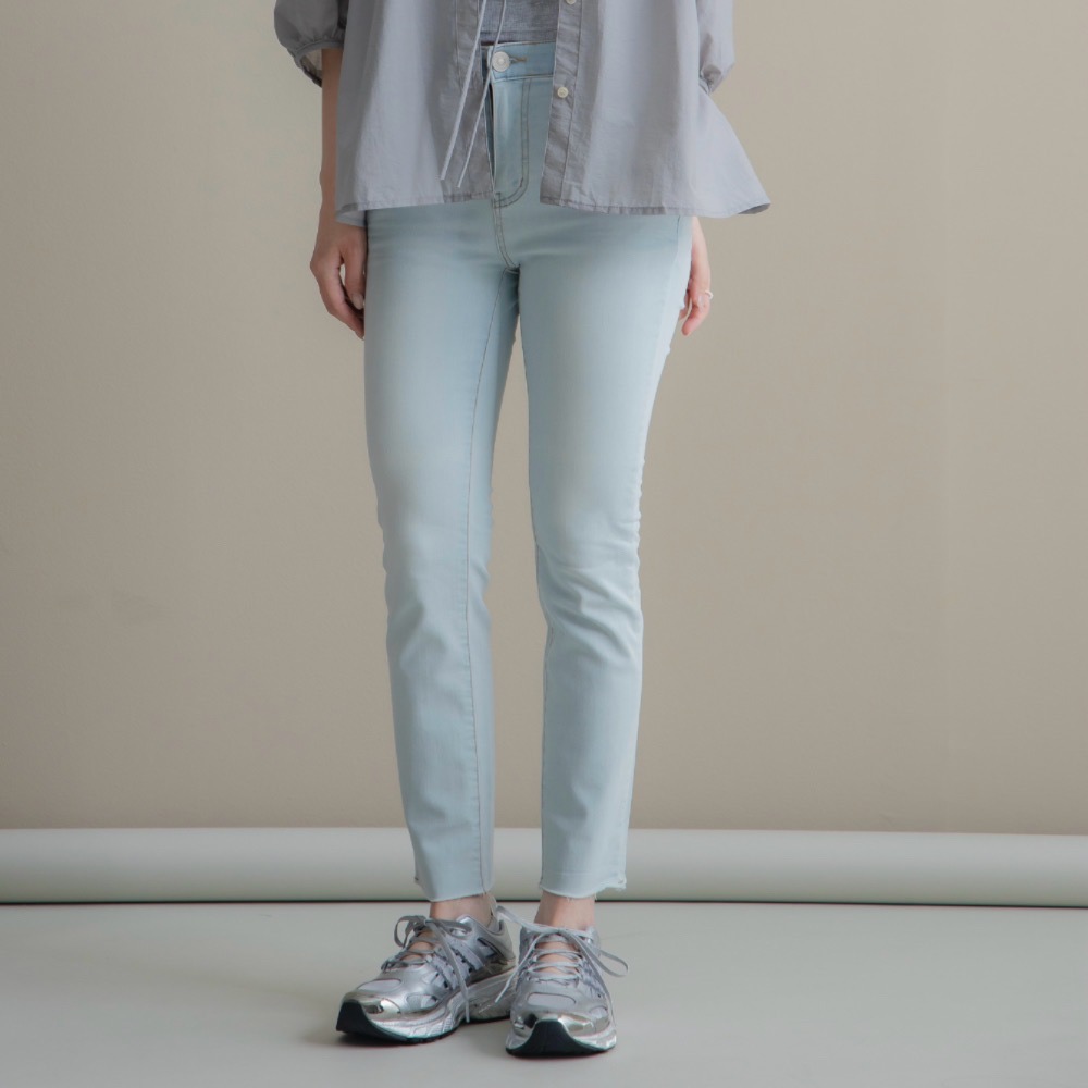 【CT MOON】會呼吸彈力涼感牛仔褲-細節圖7