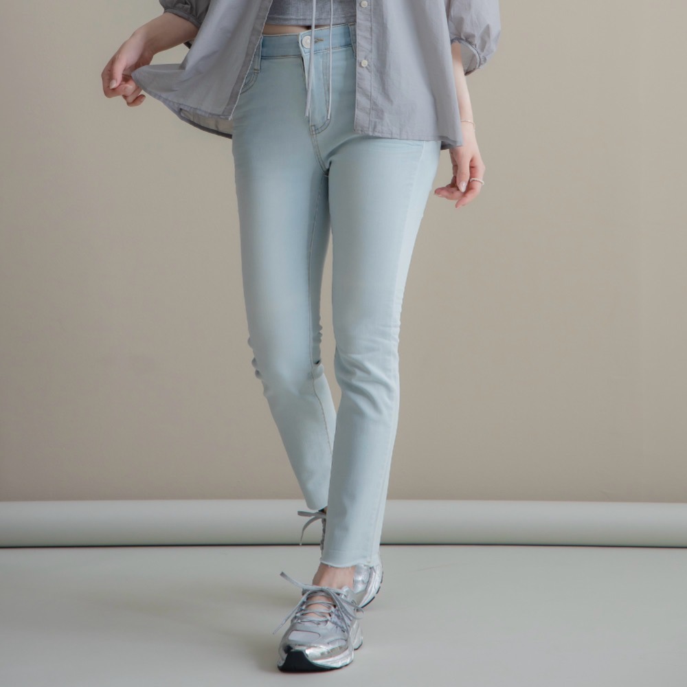 【CT MOON】會呼吸彈力涼感牛仔褲-細節圖8