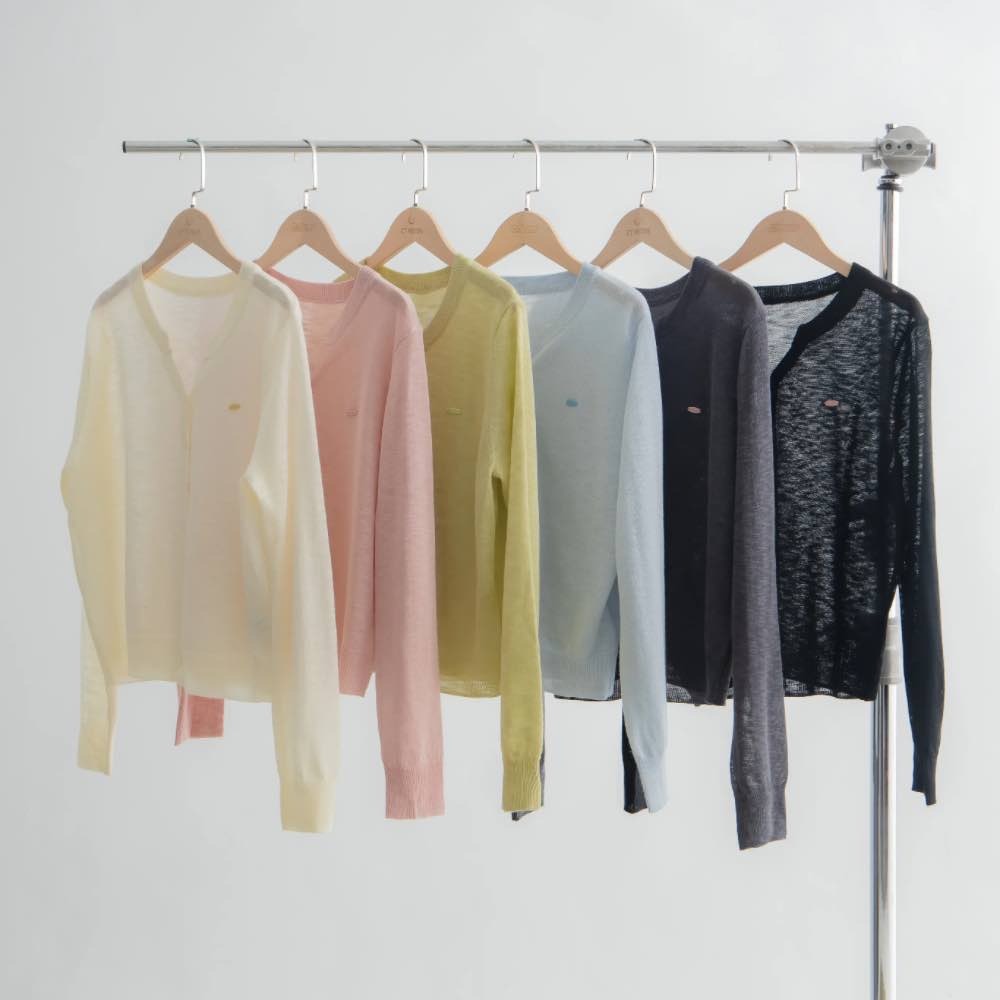 【CT MOON】鬆弛感亞麻透膚開衫-細節圖7