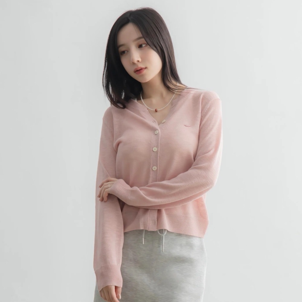 【CT MOON】鬆弛感亞麻透膚開衫-規格圖7