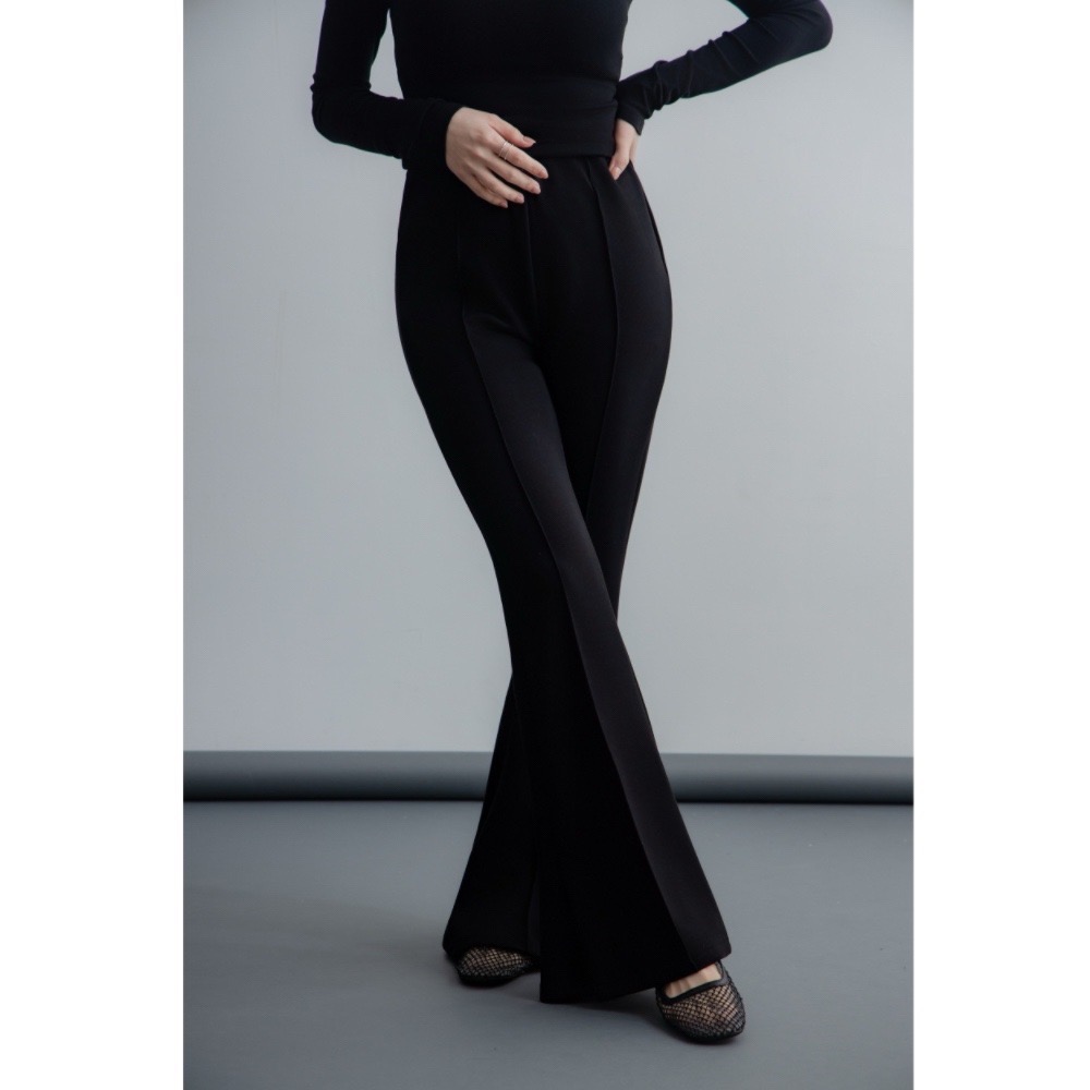 【CT MOON】立體車線彈力喇叭神褲-細節圖7