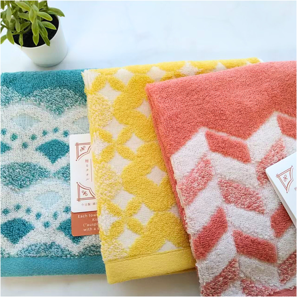 3F【Chouettehome舒悅家】今治緣織方巾-細節圖2