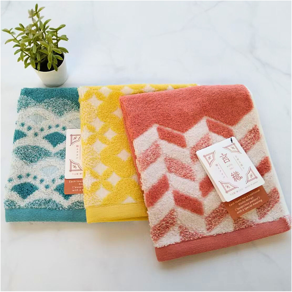 3F【Chouettehome舒悅家】今治緣織方巾-細節圖3