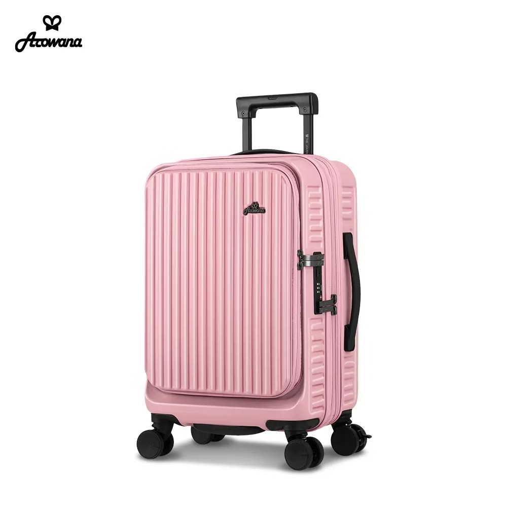 【Arowana 亞諾納】20吋前開式/側開式行李箱 煞車河馬箱2.0-規格圖5