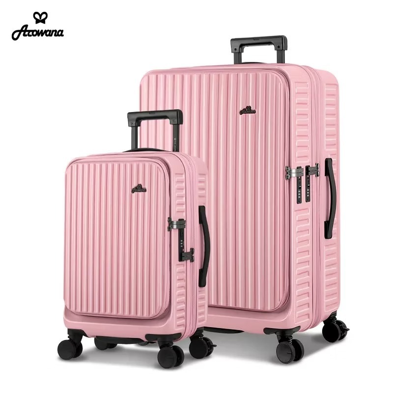 【Arowana 亞諾納】20吋+29吋前開式/側開式行李箱 煞車河馬箱-細節圖3