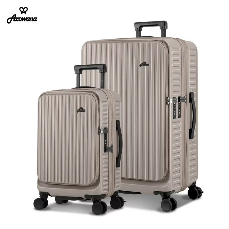 【Arowana 亞諾納】20吋+29吋前開式/側開式行李箱 煞車河馬箱-細節圖4