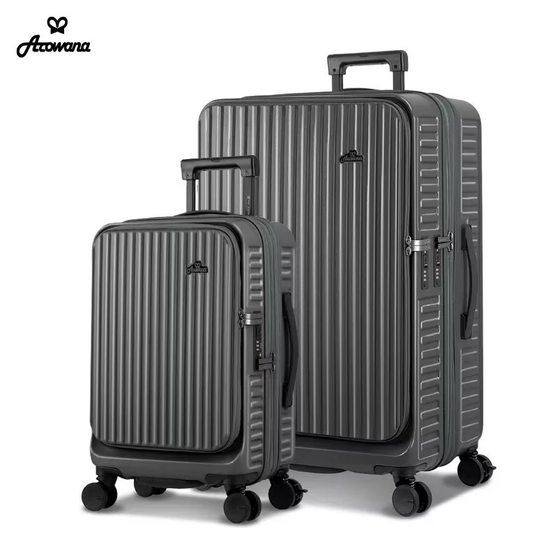 【Arowana 亞諾納】20吋+29吋前開式/側開式行李箱 煞車河馬箱-細節圖5