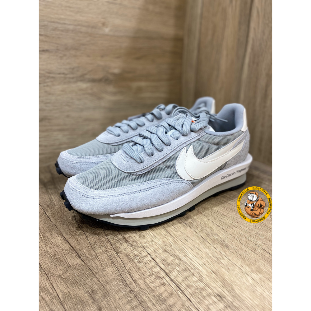 【大隻佬】Sacai x Fragment x Nike LDWaffle 灰 藤原浩 雙勾 DH2684-001