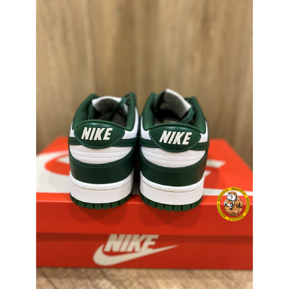 【大隻佬】Nike Dunk Low Team Green 綠白 滑板鞋 情侶鞋 男女 DD1391-101-細節圖4