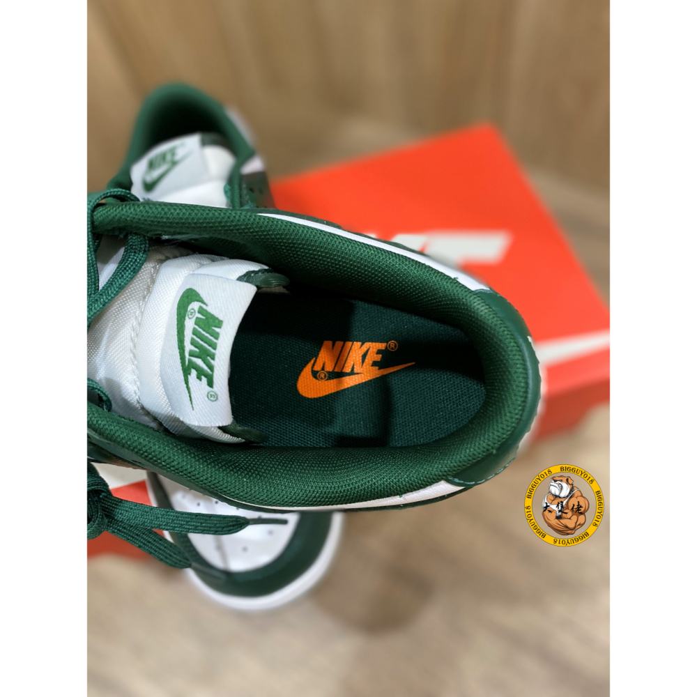 【大隻佬】Nike Dunk Low Team Green 綠白 滑板鞋 情侶鞋 男女 DD1391-101-細節圖5