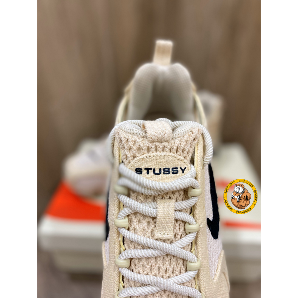 【大隻佬】Stussy x Nike Spiridon Caged 2 米色 麂皮 朴敘俊 CQ5486-200-細節圖4