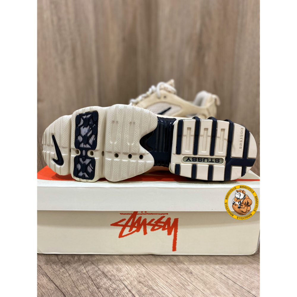 【大隻佬】Stussy x Nike Spiridon Caged 2 米色 麂皮 朴敘俊 CQ5486-200-細節圖7