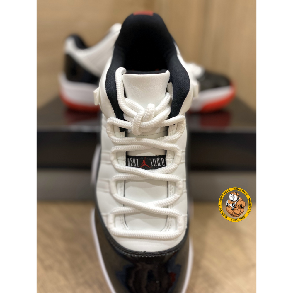 【大隻佬】Air Jordan 11 Retro Concord Bred 康扣 白紅 漆皮 AV2187-160-細節圖5