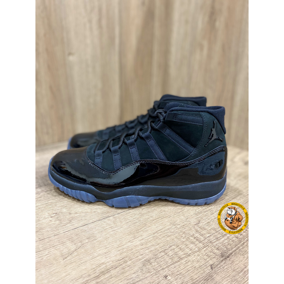 【大隻佬】AIR JORDAN 11 PROM NIGHT 黑 藍 漆皮 亮面 AJ11 11代 378037-005-細節圖2