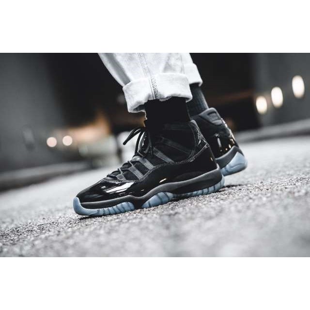 【大隻佬】AIR JORDAN 11 PROM NIGHT 黑 藍 漆皮 亮面 AJ11 11代 378037-005-細節圖10