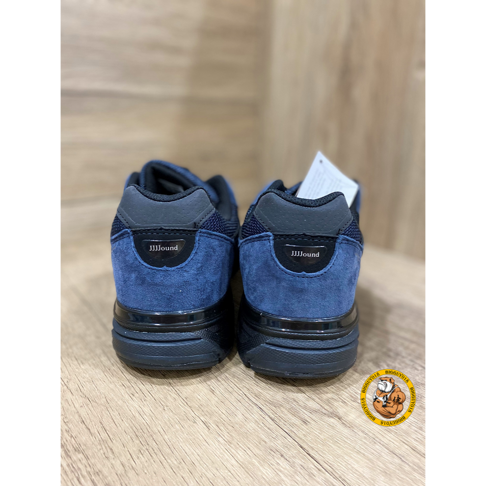 【大隻佬】JJJJound × New Balance 990V4 Navy 深藍 海軍藍 聯名 麂皮 m990jj4-細節圖5