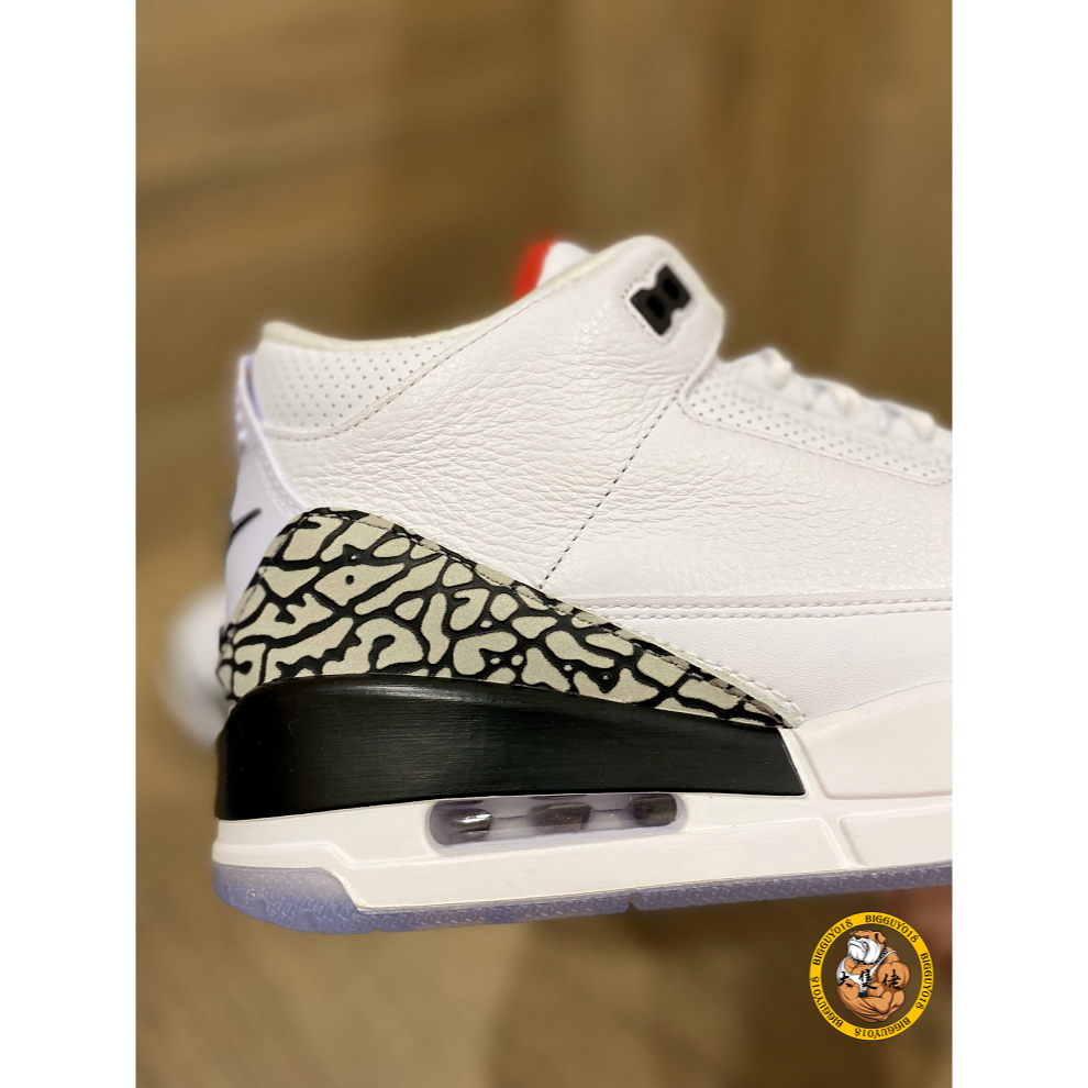 【大隻佬】Air Jordan 3 Retro NRG 三代 爆裂紋 灌籃大賽 男女 923096-101-細節圖6