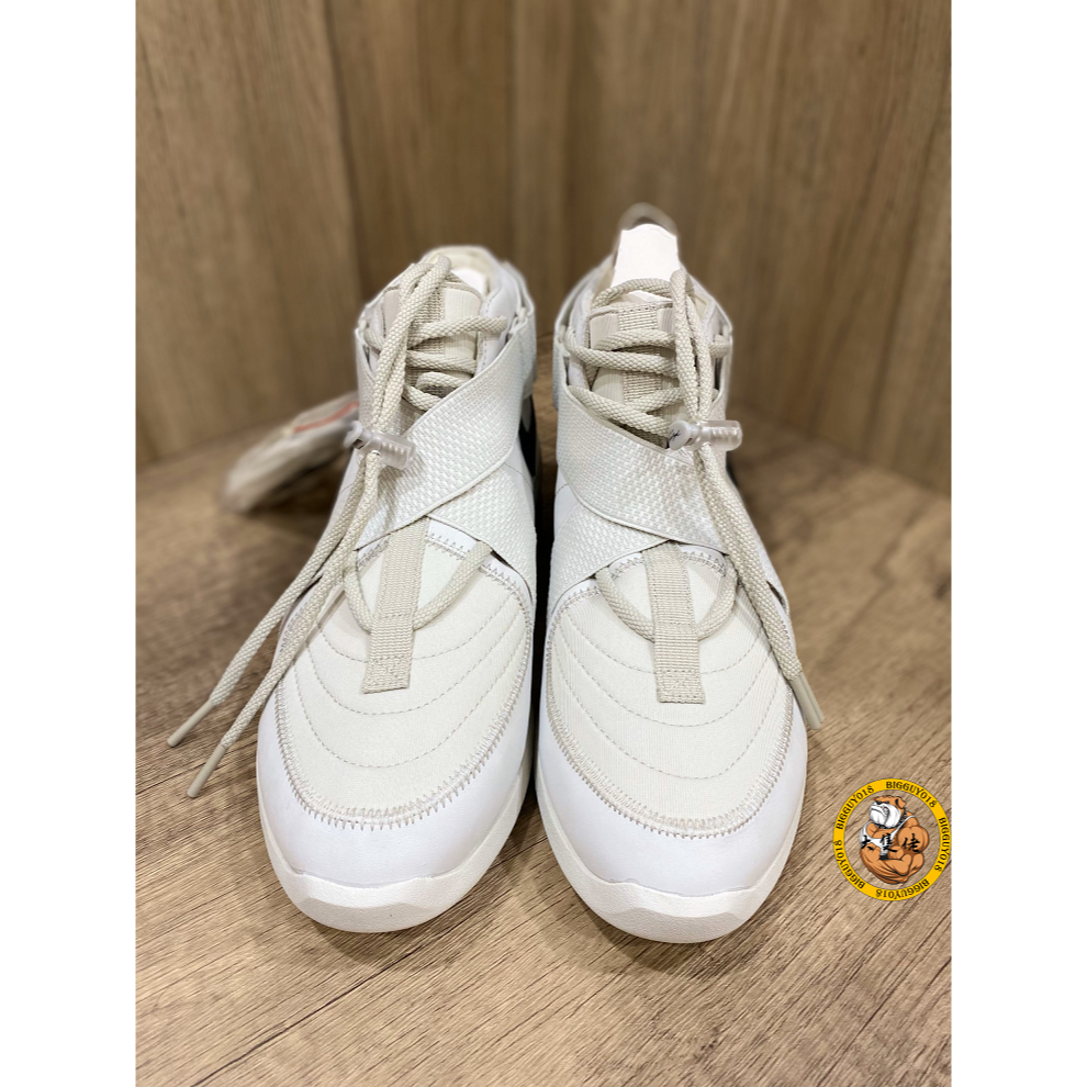 【大隻佬】Nike Air Fear Of God Raid 灰白 黑勾 繃帶 聯名 AT8087-001-細節圖2