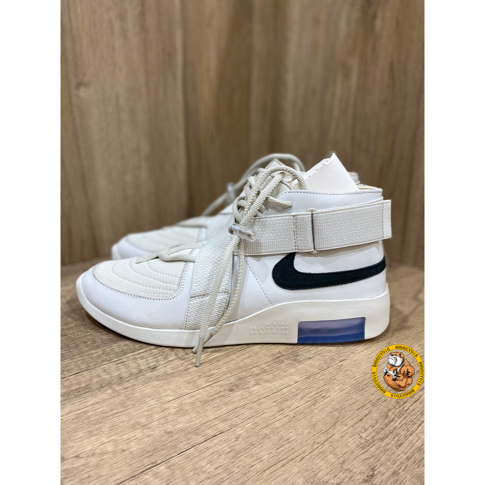 【大隻佬】Nike Air Fear Of God Raid 灰白 黑勾 繃帶 聯名 AT8087-001-細節圖3