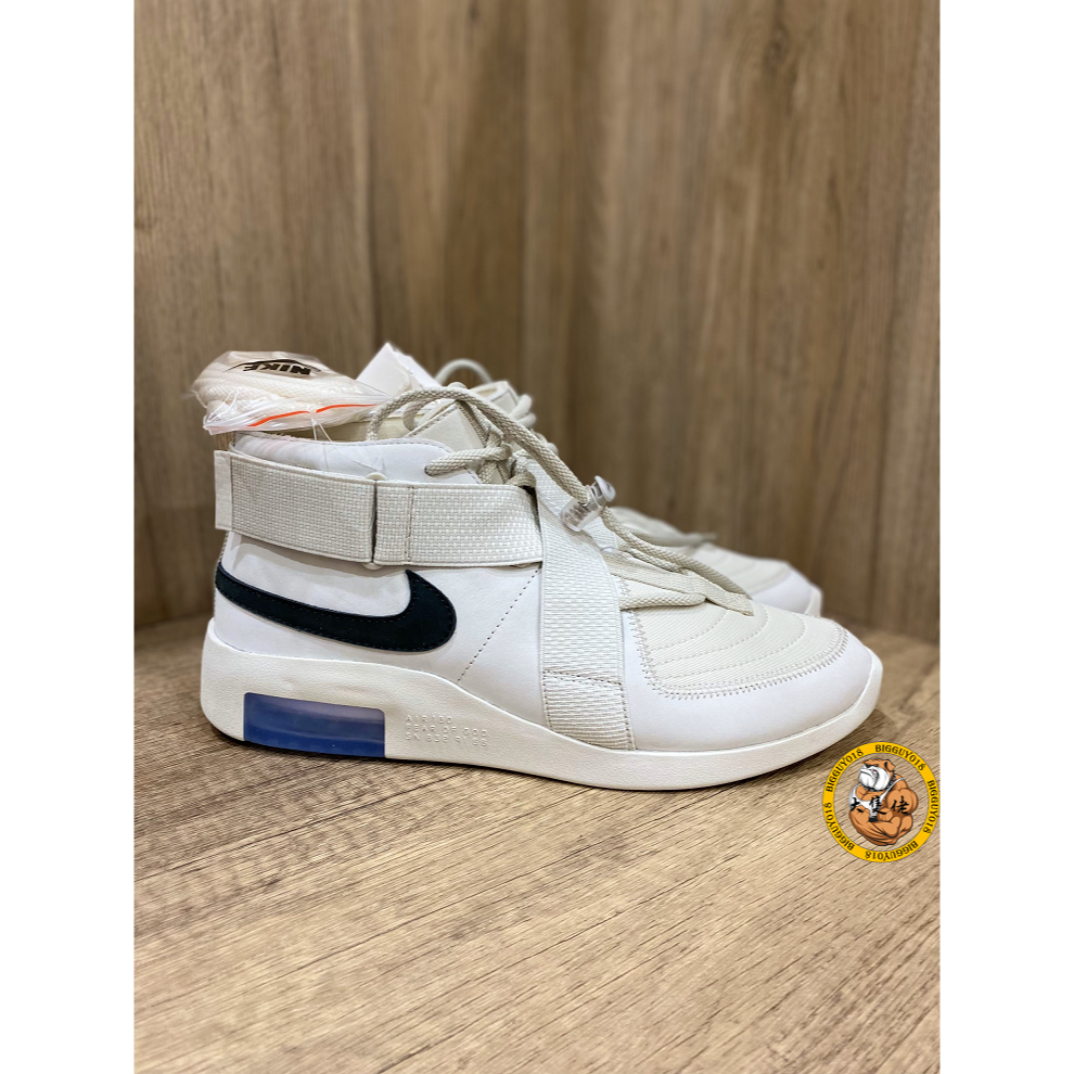 【大隻佬】Nike Air Fear Of God Raid 灰白 黑勾 繃帶 聯名 AT8087-001-細節圖4