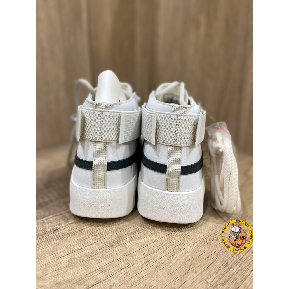 【大隻佬】Nike Air Fear Of God Raid 灰白 黑勾 繃帶 聯名 AT8087-001-細節圖5