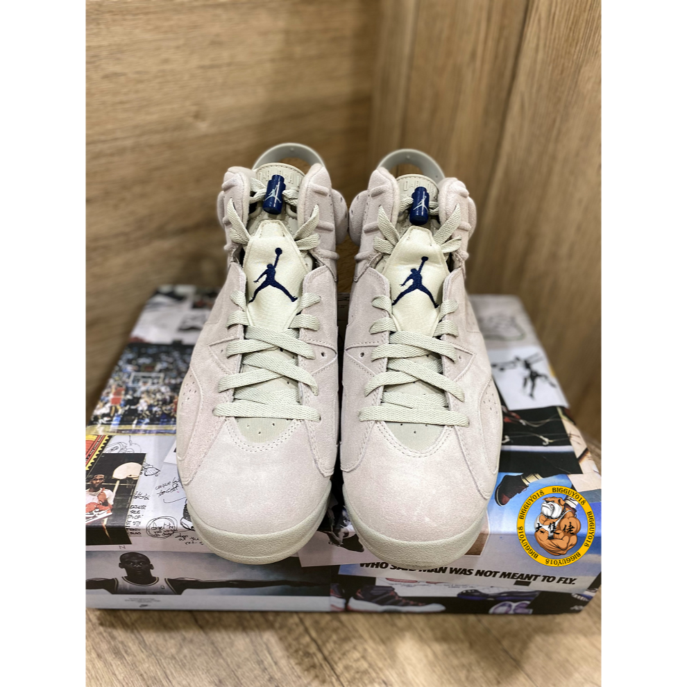 【大隻佬】Air Jordan 6 Retro Georgetown 喬治城灰 麂皮 束口 CT8529-012-細節圖2