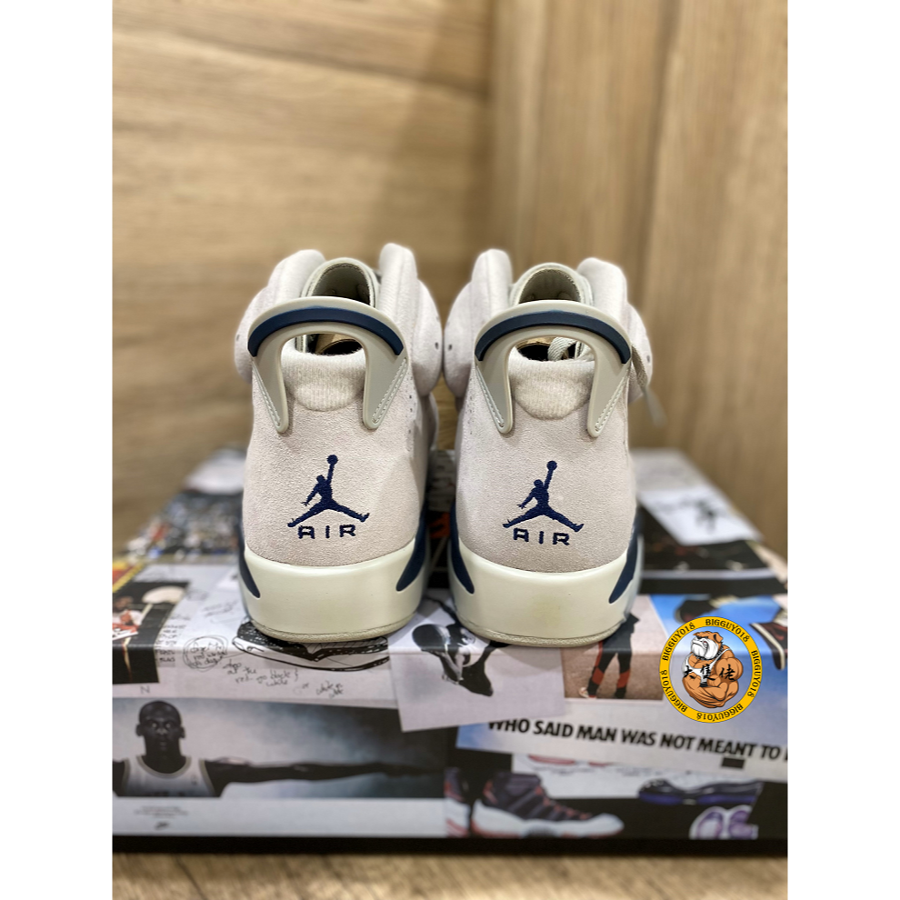 【大隻佬】Air Jordan 6 Retro Georgetown 喬治城灰 麂皮 束口 CT8529-012-細節圖4