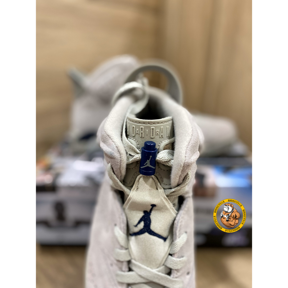 【大隻佬】Air Jordan 6 Retro Georgetown 喬治城灰 麂皮 束口 CT8529-012-細節圖5