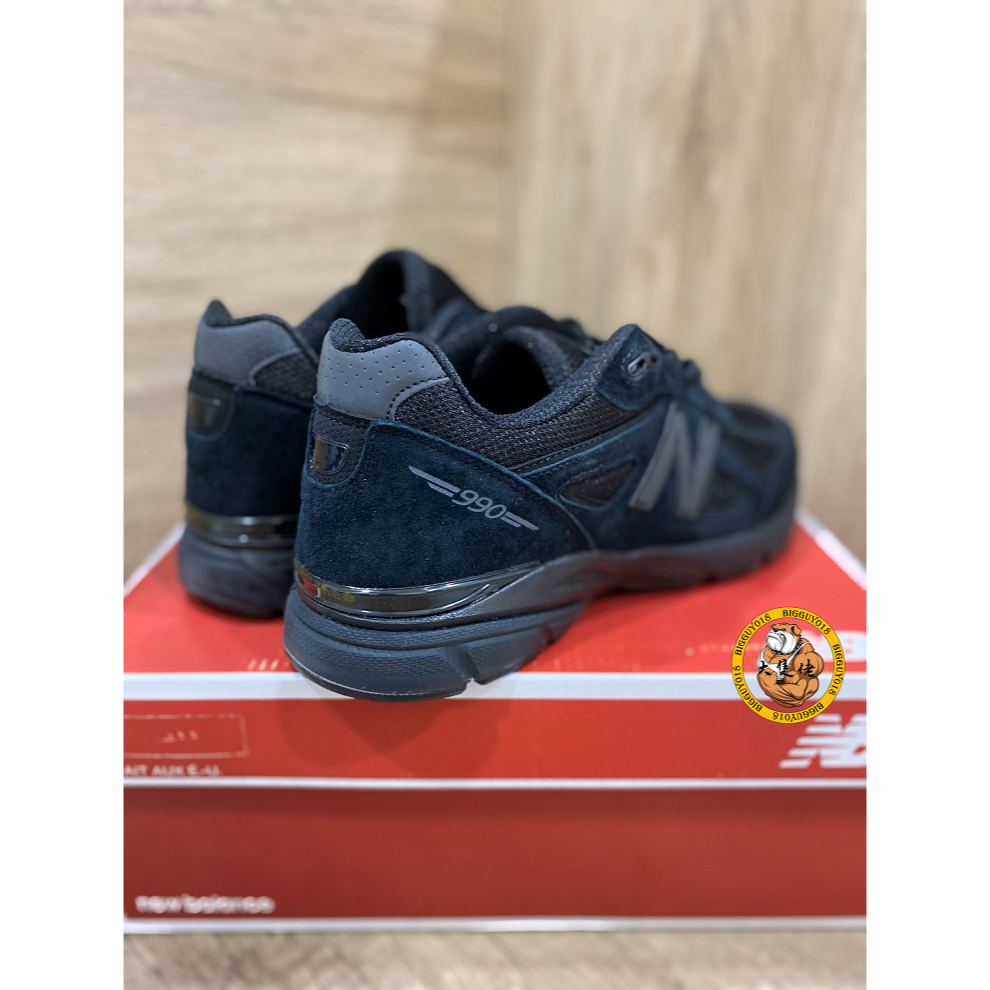 【大隻佬】New Balance 990 Made in the USA 黑 老爹鞋 麂皮 復古 男女 m990bb4-細節圖3