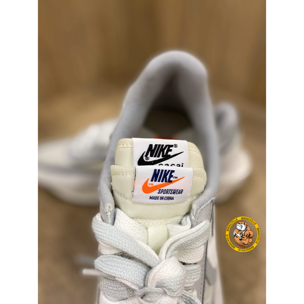 【大隻佬】Sacai x Nike LDWaffle 灰白 麂皮 聯名 雙勾 BV0073-100-細節圖6