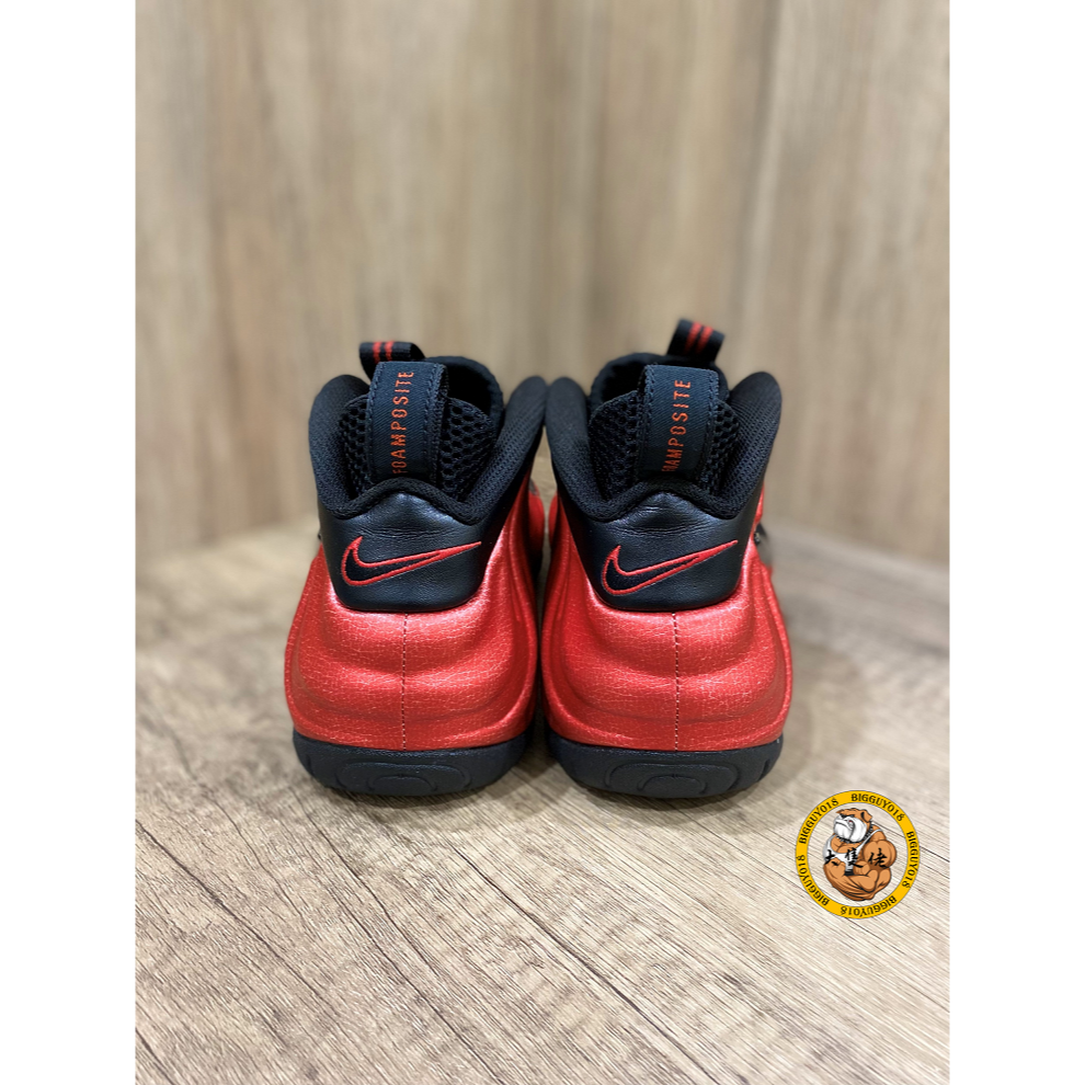 【大隻佬】Nike Air Foamposite Pro university 紅黑 太空鞋 男 624041-604-細節圖5