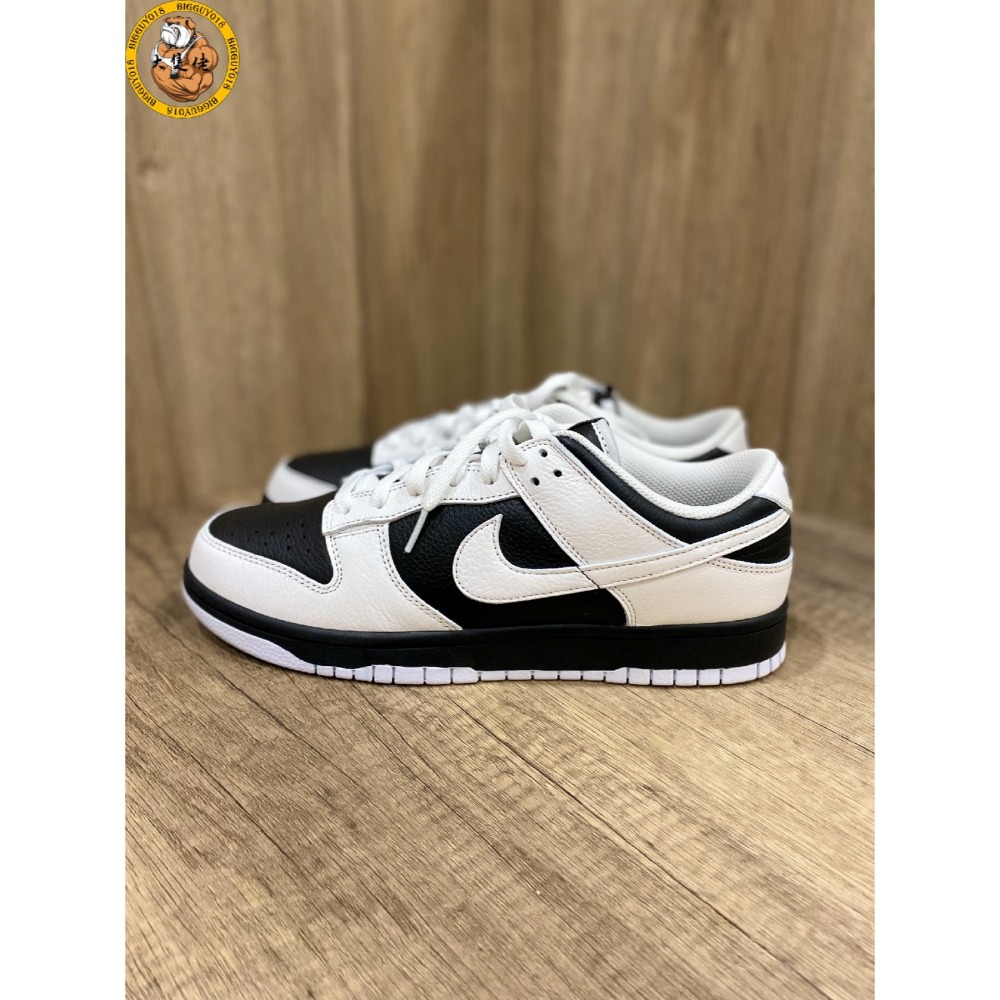 【大隻佬】Nike Dunk Low Reverse Panda 黑白 反轉熊貓 男女 情侶鞋 FD9064-011-細節圖3