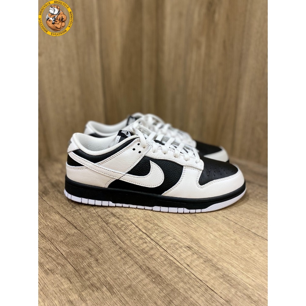 【大隻佬】Nike Dunk Low Reverse Panda 黑白 反轉熊貓 男女 情侶鞋 FD9064-011-細節圖4