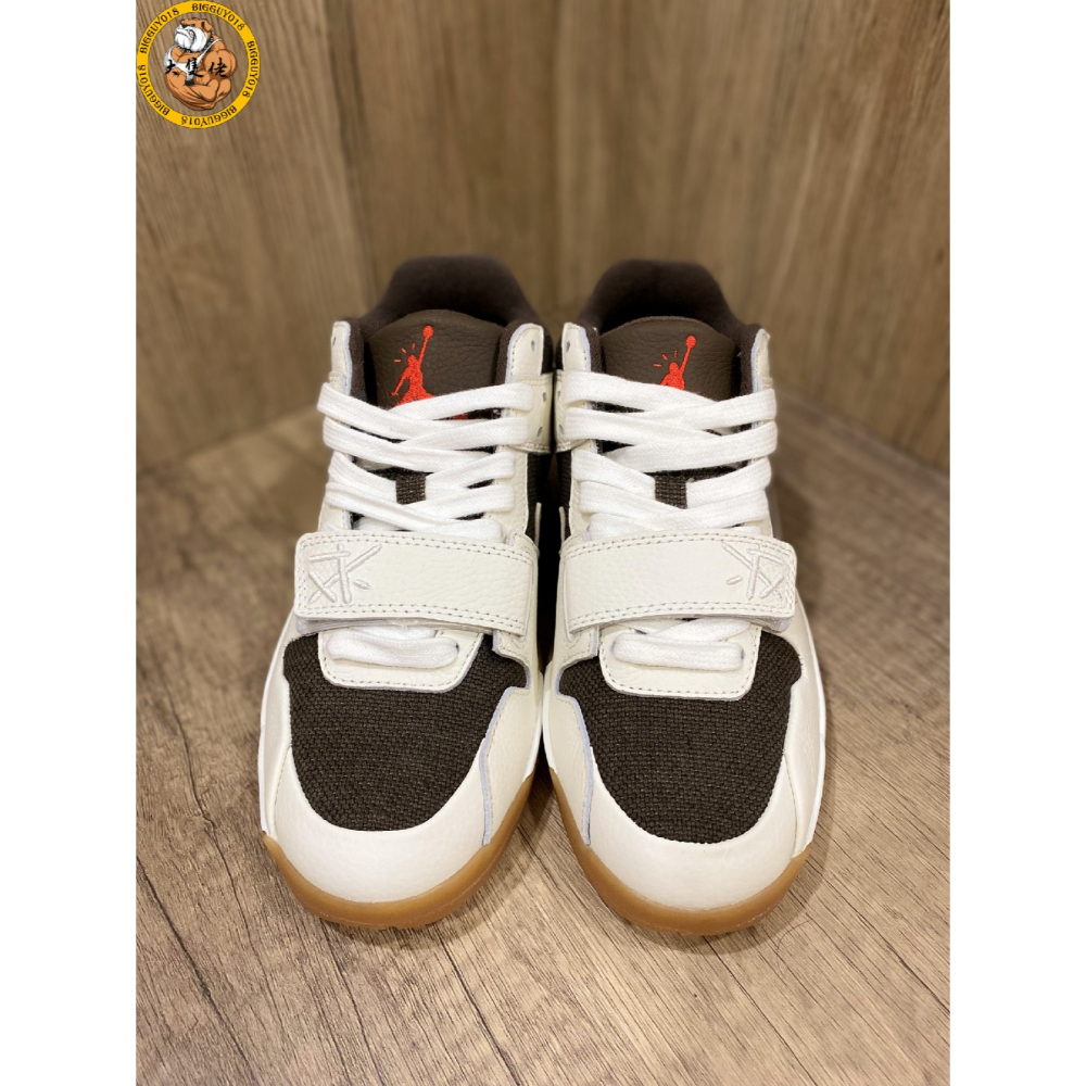 【大隻佬】Travis Scott x Nike Jumpman Jack TR 倒勾 魔鬼氈 FZ8117-100-細節圖2