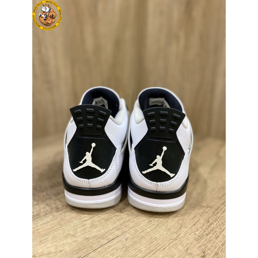 【大隻佬】Air Jordan 4 Retro MilitaryBlack 黑白 灰 熊貓 水泥 DH6927-111-細節圖5