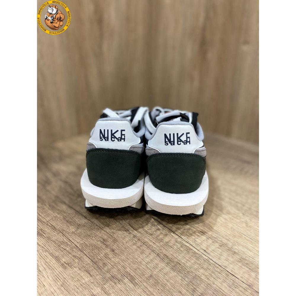 【大隻佬】Sacai x Nike LDWaffle 黑白 麂皮 雙勾 聯名 男女 BV0073-001-細節圖5