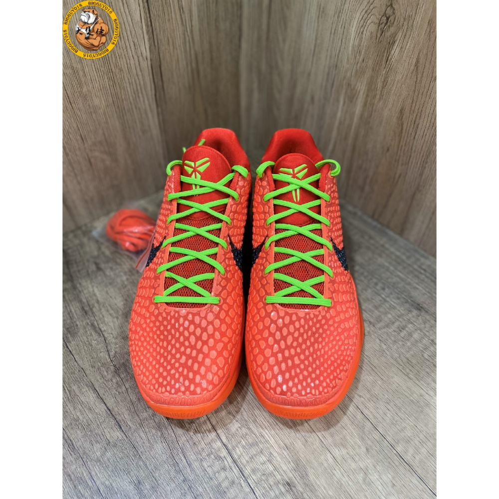 【大隻佬】Kobe 6 Protro Reverse Grinch 聖誕紅 曼巴 蛇鱗 FV4921-600-細節圖2