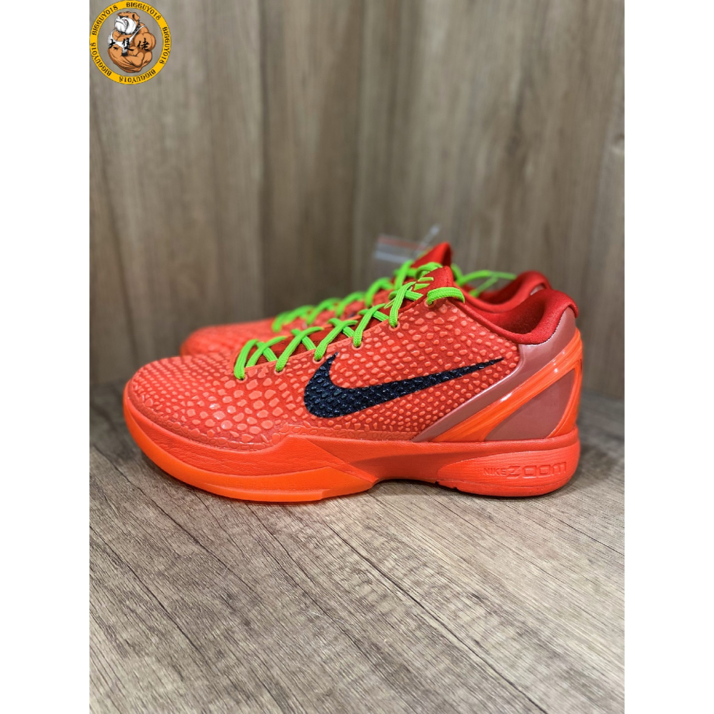 【大隻佬】Kobe 6 Protro Reverse Grinch 聖誕紅 曼巴 蛇鱗 FV4921-600-細節圖3