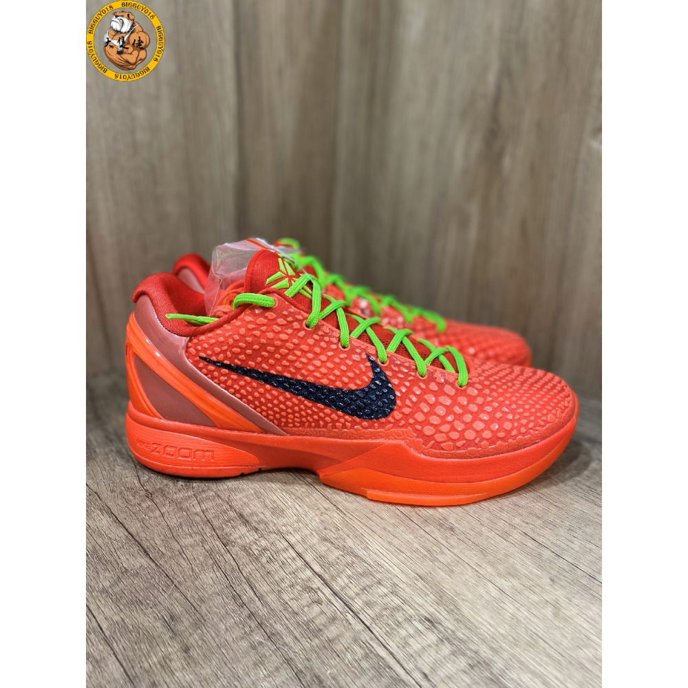 【大隻佬】Kobe 6 Protro Reverse Grinch 聖誕紅 曼巴 蛇鱗 FV4921-600-細節圖4