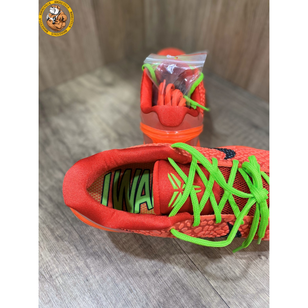 【大隻佬】Kobe 6 Protro Reverse Grinch 聖誕紅 曼巴 蛇鱗 FV4921-600-細節圖6