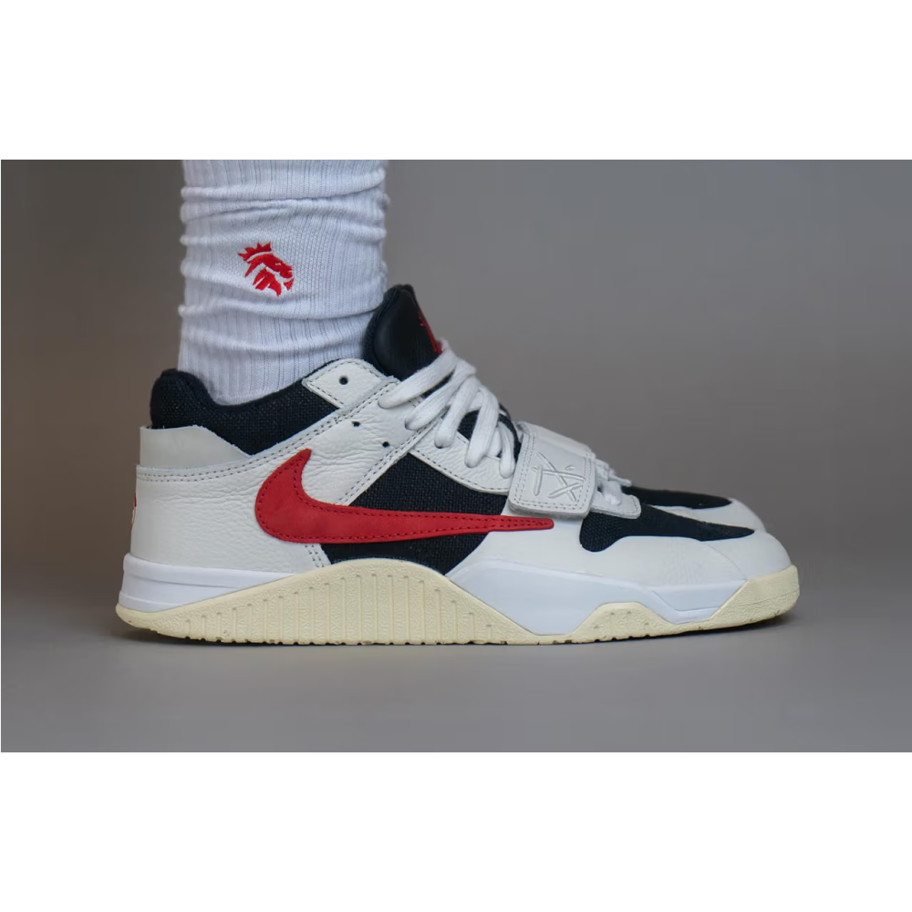 【大隻佬】Travis Scott x Nike Jumpman Jack TR 倒勾 魔鬼氈 FZ8117-101-細節圖8