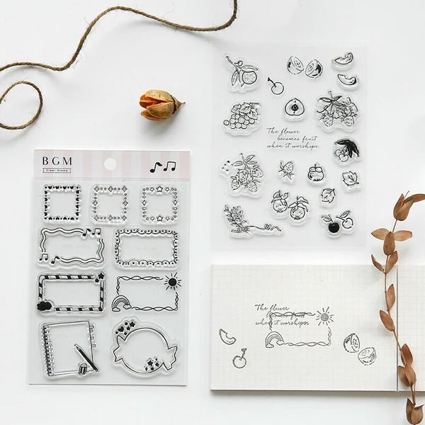 [日貨] 水晶印章 BGM 透明印章-細節圖3